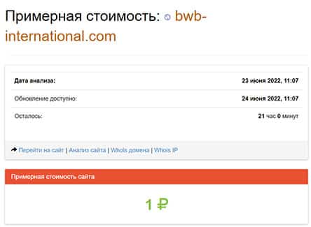 Отзывы о BWB International - снова ХАЙП и лохотрон? Читаем и решаем доверять или нет.