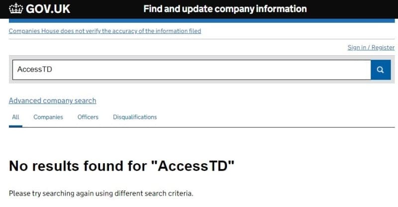 AccessTD: отзывы, ключевые сведения о брокере