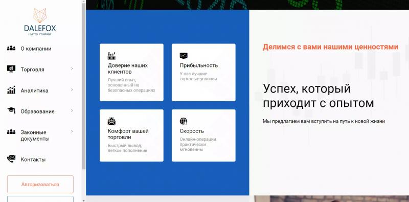 Dalefox Limited отзывы о компании 2022 – брокер dalefoxlimited.com