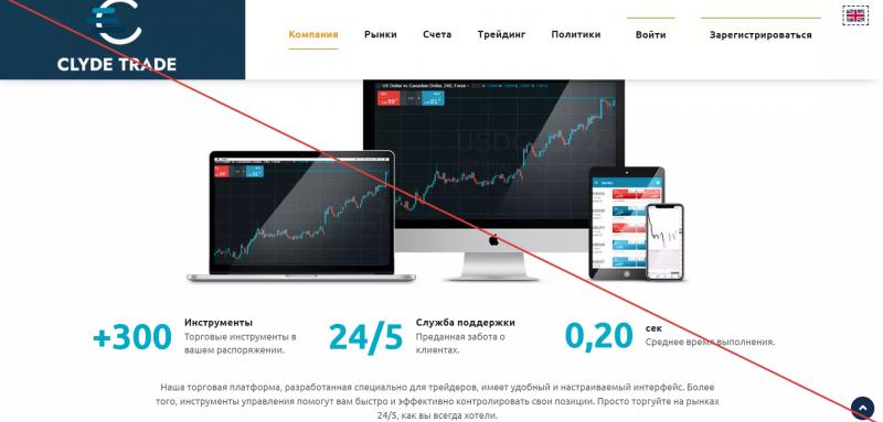 Отзывы клиентов о компании ClydeTrade — разбор брокера