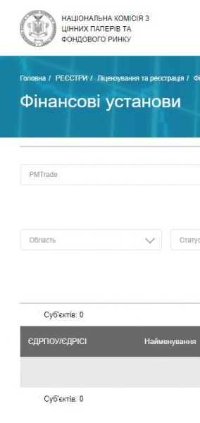 PMTrade: отзывы клиентов, условия работы, вывод средств