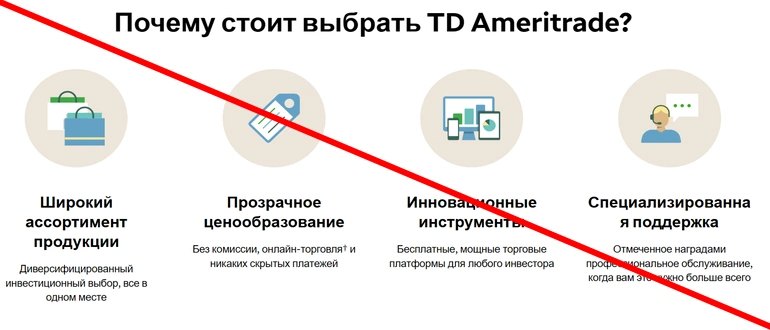 TD ameritrade отзывы и обзор проекта