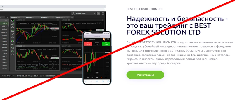 Best Forex Solution LTD отзывы о лжеброкеры, мнение экспертов