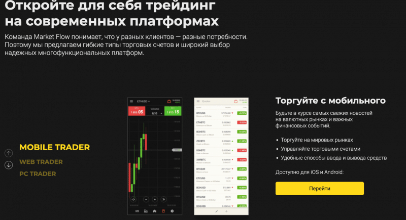 Market Flow — отзывы и проверка брокера