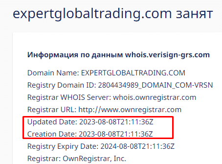 Проект Expert Global Trading — отзывы, разоблачение