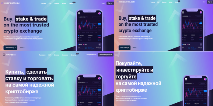 CoinPioner.com (coinpioner.com) шаблонная мошенническая биржа!