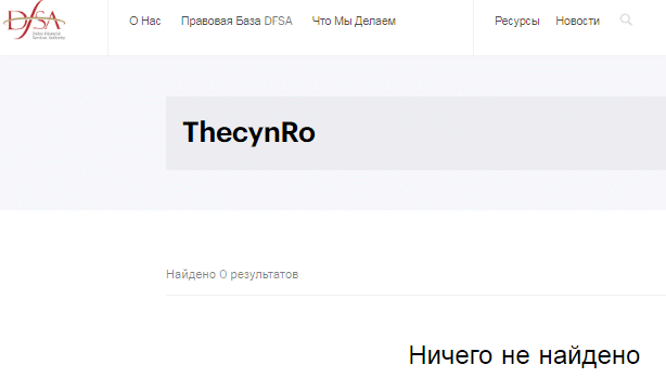 Проект ThecynRo — отзывы, разоблачение