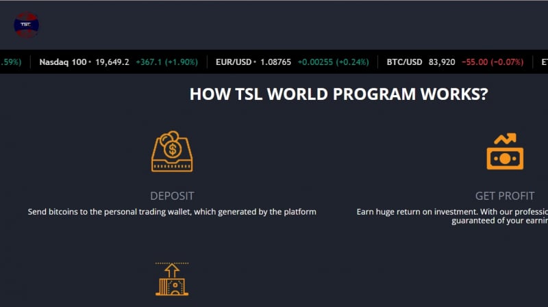 Остерегаемся. Внимание. Анализ брокера Tslworldprogram (tslworldprogram.com): возможный развод, возврат денег и отзывы